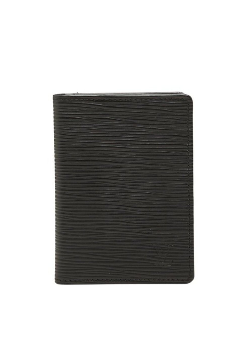 Louis Vuitton Epi Card Case Pass Vertical Business Noir Black